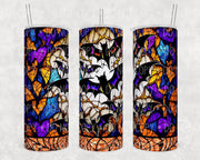 Bats Stained Glass Tumbler